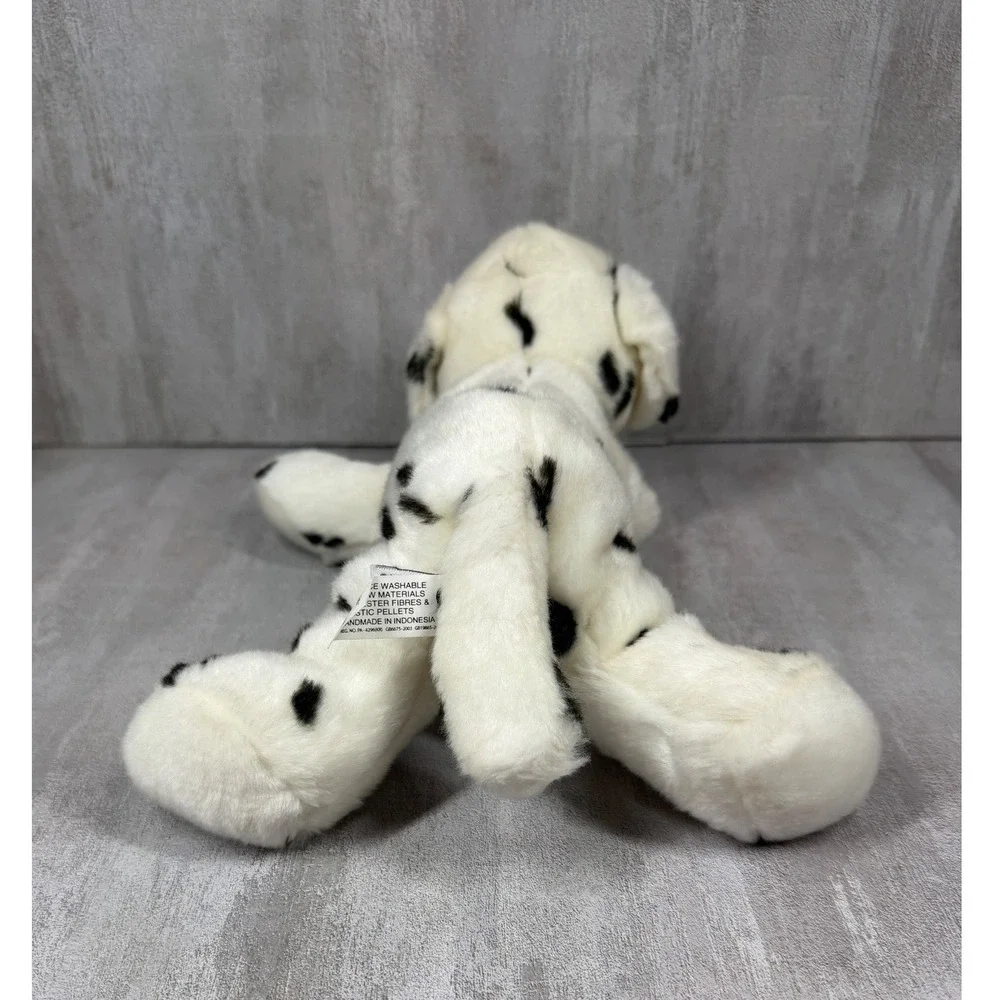 Aurora Dalmatian Dog Plush Stuffed Animal Black White Spotted Puppy 11 Inch